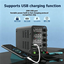 JESVERTY Lab Power Supply 120V Bench Power Voltage Regulator Benchtop Switching Power for Electronics Repair AU Plug