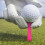Plastic Golf Tees Golf Ball Practice Stands Reusable Castle Design 8