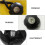 Boucle de corde de kayak avec vis, ensemble de 20 pièces noires 5
