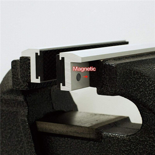 Garras de Torno de 6 Polegadas com Forte MagnéTico, Tampas de Almofadas de Garras Macias Universais, Protetor Multiuso para Torno de Metal, 4 PeçAs 2