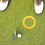 2Pcs Golf Putting Cup Rings for Practice, White and Yellow Moveable Golf Hole Target Bands 7