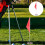 2 copas de práctica de golf con bandera, 10 cm, de acero inoxidable. 8