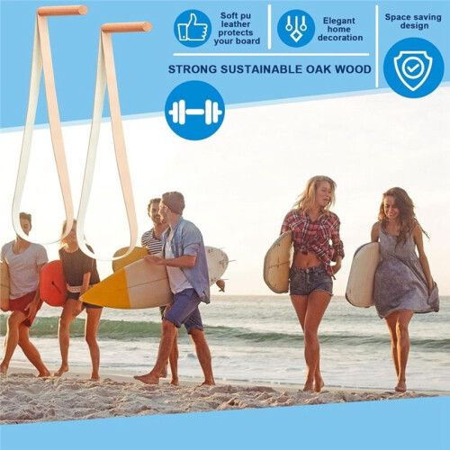 Suporte de Parede para Prancha de Snowboard, Surf e Wakeboard (4 Peças) 2