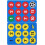 Magnetic Soccer Board Magnets Round PC Material Stable Adhesion Precise Positioning 1