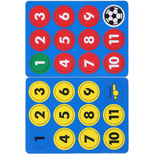 Magnetic Soccer Board Magnets Round PC Material Stable Adhesion Precise Positioning