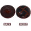 100Pcs Retro Tortoise Shell Plastic Mushroom Buttons 20Mm Dome Shape Round Sewing Buttons 3