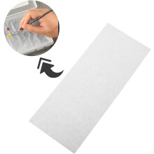 100 feuilles de papier de recharge pour palette humide, bloc de papier blanc pour mélange d'aquarelle
