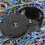2pcs Outdoor Waterproof Camera Junction Box 10mm Diameter Black Dome Cable Storage Box 8