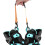2pcs Roller Skate Carrying Straps com alças de nylon confortáveis portáteis 7