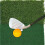 2Pcs Golf Practice Swing Mat with Simulated Grass Surface Beginner Golf Training Mat 6