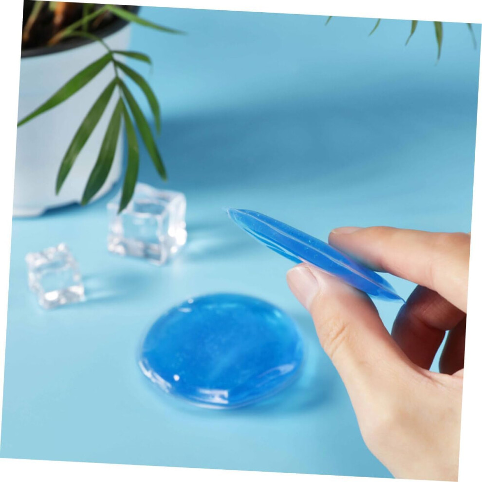 Hkhbjs Reusable Round Gel Ice Packs 12Pcs 7Cm Household Hot Cold Pack