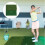2Pcs Golf Practice Swing Mat with Simulated Grass Surface Beginner Golf Training Mat 7