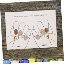 15-teiliges Nageldesign-Präsentationskarten-Set, professionelle Maniküre-Farbtafeln für Nagelspitzen und Kunstsammlungen für Anfänger
