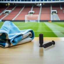 Pega de substituição das alças de futebol de mesa de 10pcs 8mm para acessórios de jogo de futebol de mesa de futebol de 0.7M