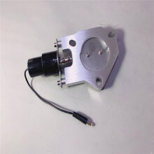 2.5in/63mm Electric Exhaust Cutout Valve Control Motor Cut Out Kit with Manual Universal Electric Exhaust Cut Out
