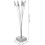 2Pcs Silver Multi-Head Metal Note Holder with Square Base – Desktop Card Photo Clips Stand 2