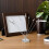 2Pcs Silver Multi-Head Metal Note Holder with Square Base – Desktop Card Photo Clips Stand 7