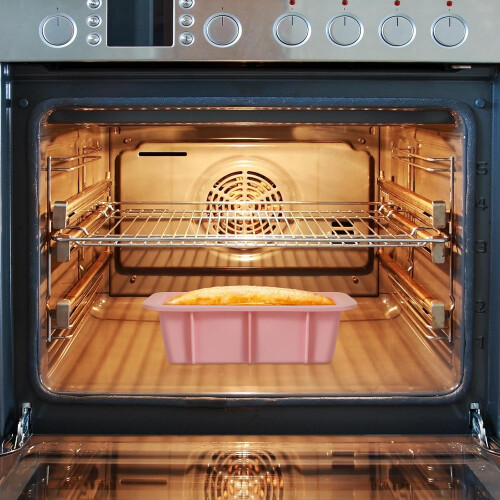 2pcs Silicone Rectangular Cake Molds Baking Bread Loaf Pans Multi-Purpose Easy to Use Kitchen Baking Mold