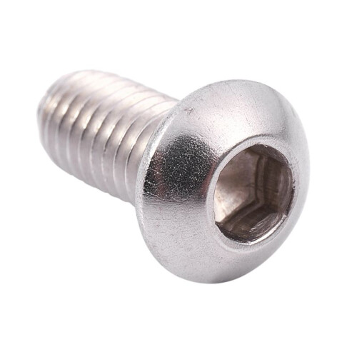 M12mm Stainless Steel Hex Socket Button  Screws 300 Pcs