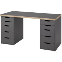IKEA LAGKAPTEN ALEX Desk & Drawer Units 140x60cm