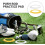 2Pcs Golf Putting Cup Rings for Practice, White and Yellow Moveable Golf Hole Target Bands 3