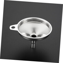 2pcs Stainless Steel Mini Funnel Kitchen Supply for Liquid Transfer for Oil Vinegar and Liquor and Easy to Use