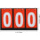 Portable Flip Scoreboard Tabletop Score Keeper with 3-Digit Display 2