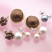2 Boxes DIY Disc Earring Backs with Pad Alloy Butterfly Safety Ear Stoppers
