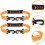 2pcs Roller Skate Carrying Straps com alças de nylon confortáveis portáteis 8