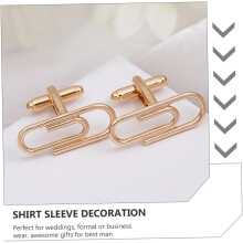 2 paia di gemelli da uomo, gemelli da polso alla francese per camicia, design creativo, tonalità oro e argento, accessori per camicia elegante.