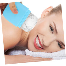 2pcs Ice Facial Roller Silicone Ice Roller for Face Skin Care Tool Reusable Rolling Massage for Puffiness Relief