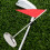 2 copas de práctica de golf con bandera, 10 cm, de acero inoxidable. 5