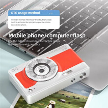 1080P Digital Camera Video Camera Camcorder 56MP 2.8 Inch IPS Screen 8X Digital Zoom Camera Gift for Kids Silver