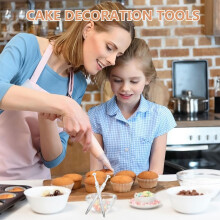 Ensemble de 4 outils de décoration de pâtisserie : pince à perles factices multifonction en acier inoxydable