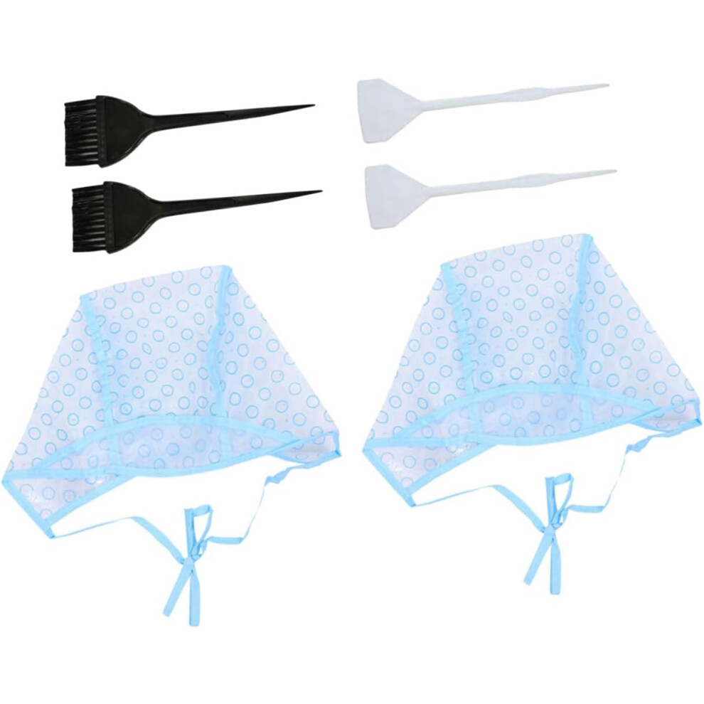Hkhbjs 6Pcs Highlight Hat For Hair Coloring Cap Hair Kit Dye Hook And Tinting Brush For Hairdressing Tip Cap Use