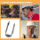 2pcs Helmet Adjustable Chin Strap Wear-Resistant Hard Hat Strap Polyester Lining Black 1
