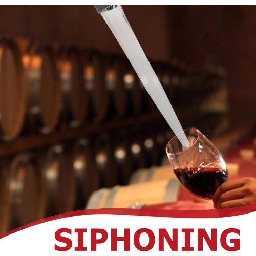 2pcs Wine Transfer Dropper Plastic 28ml Portable Convenient Wine Barrel Sampling Tool 2