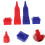 80pcs Plastic Board Game Replacement Pieces Set Including Houses and Hotels 7