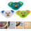 6pcs Koala Bear Tennis Racket Vibration Dampeners Soft String Shock Absorbers Deep Green 8