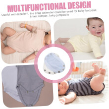 estensioni per tutina in cotone per bambino/a, con bottoni a pressione, per body e tutine.