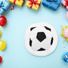 2pcs Funny Soccer Hat for Birthday Celebration Football Party Photo Prop Reusable Sports Themed Dress