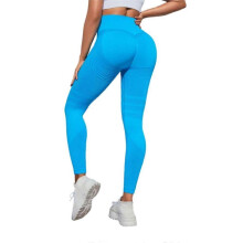 (XXL, Light Blue) Luveon Leggings 3D, Slimmove Anti Cellulite High Waisted Compression Yoga Pants