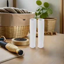2 pezzi di custodie per canne da pesca in PVC bianco, resistenti ai raggi UV, inserti per porta canne da pesca
