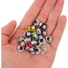 200 sets multifunctionele schoengespen, metalen oogjes en ringen