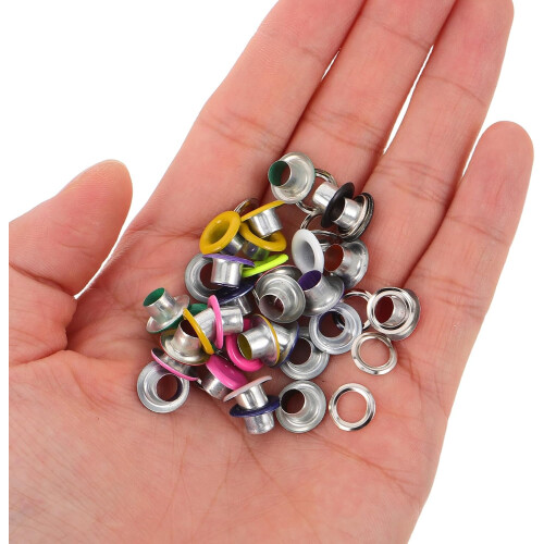 200 sets multifunctionele schoengespen, metalen oogjes en ringen