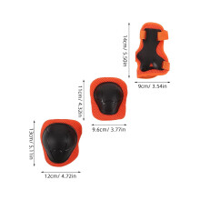 'S Verstellbares Knie-, Ellbogen- und Handgelenkschoner-Set – Schutzausrüstung für Radfahren, Skaten, Basketball und Fußball