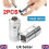 2Pcs/Set 1/4 square hole to 1/4" 6.3mm Hex Screwdriver Bit Adapter Holder Socket 1