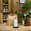 2 supporti da campeggio e base stabilizzatrice in plastica per bombole di gas 7