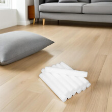 24pcs Non-Slip Foam Sticks for Sofa Slipcovers, White Foam Gap Filler Rods, Furniture Friendly Tuck Grips