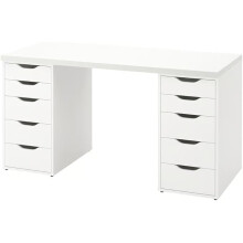 IKEA LAGKAPTEN ALEX Desk & Drawer Units 140x60cm